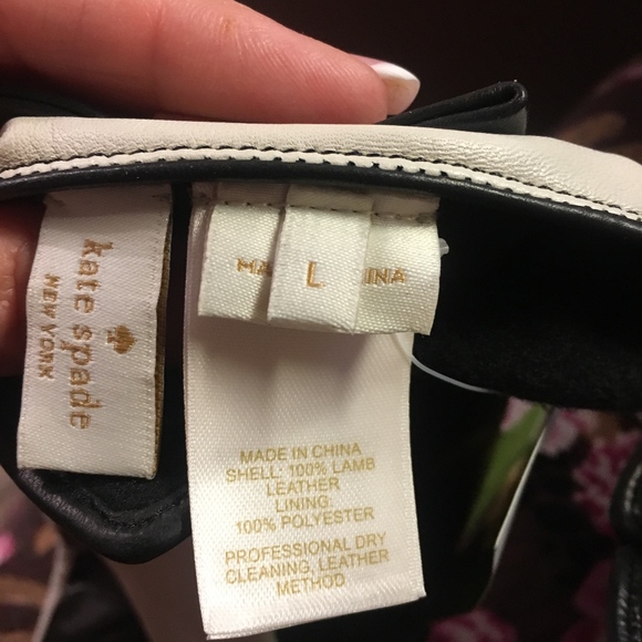 Kate Spade leather gloves - Picture 3 of 4